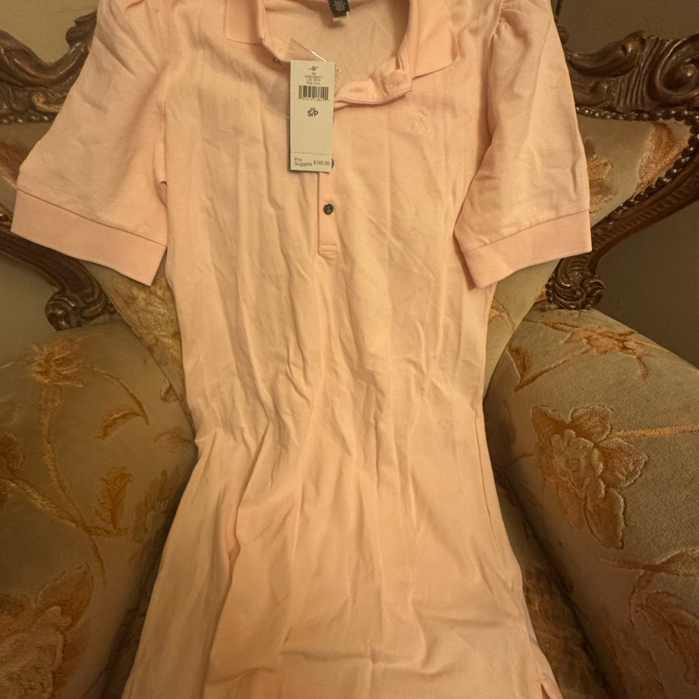 Polo by Ralph Lauren Soft Pink Midi Dress